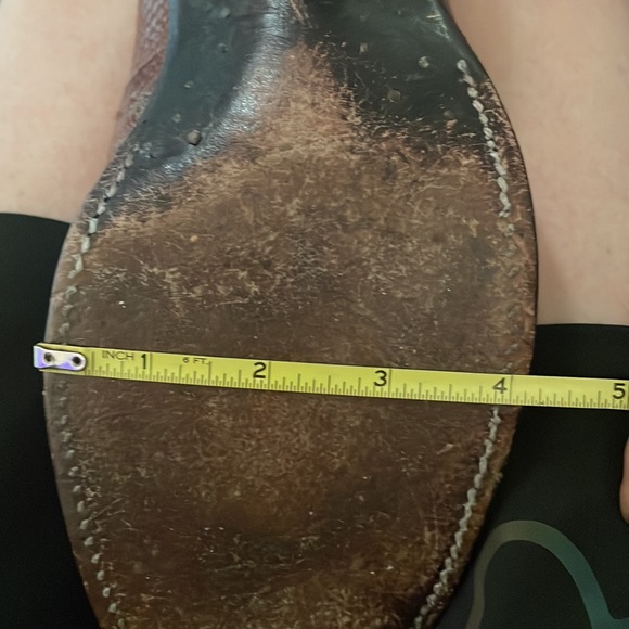 Mens Justin 11.5 Lizard hide  Custom Boots - Picture 10 of 10